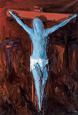 "Cristo crucificado"