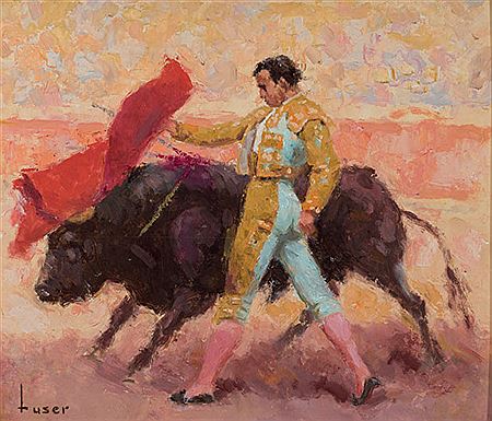 Sample artwork by Jose Maria Tuser Vazquez (1919 - 1986), known for painting - View similar artists and auction records