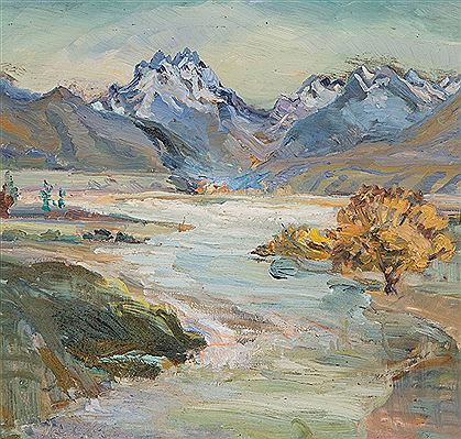 Mount Cook and Clutha River