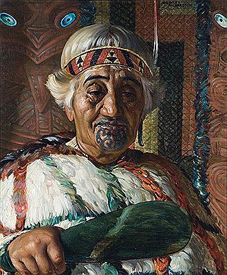 A Maori Chieftainess