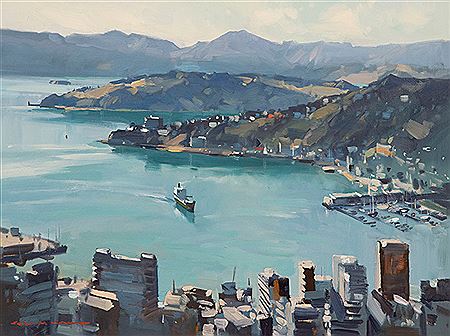The Inner Harbour, Wellington by John M Crump - Auction record, sale price, and art valuation. Compare with similar artists and explore comparable artworks.