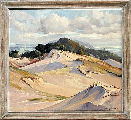 "OFF THE TRAIL OF THE WESTWIND", SAUGATUCK, MI by Carl Hoerman - Auction record, sale price, and art valuation. Compare with similar artists and explore comparable artworks.