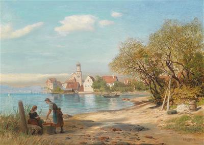 "Wasserburg am Bodensee", (Water castle on Lake Constance)