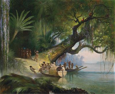 On Foreign Shores by Ludwig Augustin - Auction record, sale price, and art valuation. Compare with similar artists and explore comparable artworks.