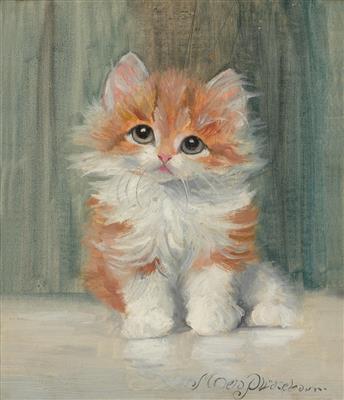 Kitten by Meta Pluckebaum - Auction record, sale price, and art valuation. Compare with similar artists and explore comparable artworks.