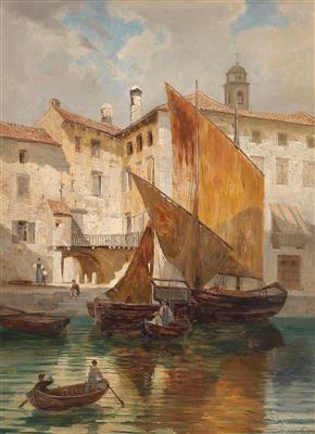 "Harbour at Torbole on Lake Garda"