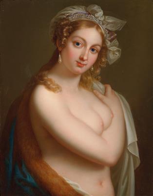 Female nude by Johann Baptist II Lampi - Auction record, sale price, and art valuation. Compare with similar artists and explore comparable artworks.