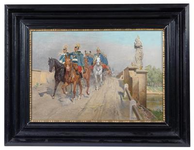 Ausritt des K. u. K. Dragoner-Regiments "Kaiser Ferdinand I." Nr. 4