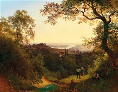 View over Vienna from Grinzing by Josef Schwemminger - Auction record, sale price, and art valuation. Compare with similar artists and explore comparable artworks.