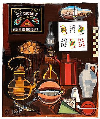 Stilllife with playing cards