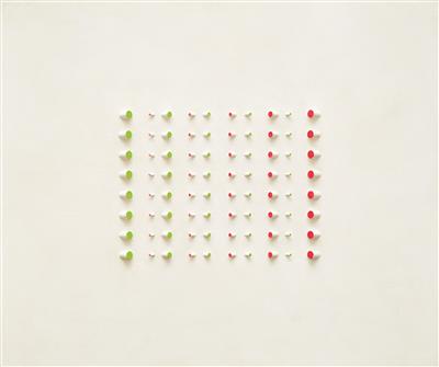 “Complementare rosso verde”, 1970