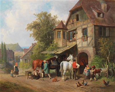 At the Blacksmith’s Shop
