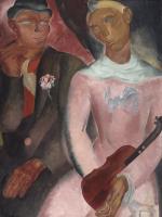 Deux personnages de cirque by Julien Vlasselaer - Auction record, sale price, and art valuation. Compare with similar artists and explore comparable artworks.