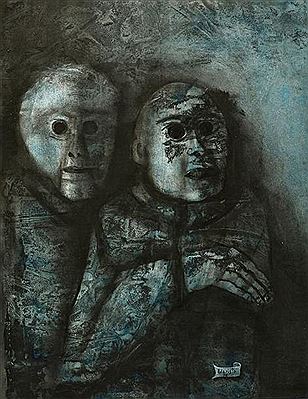 Deux personnages dans la nuit by Evaristo - Auction record, sale price, and art valuation. Compare with similar artists and explore comparable artworks.