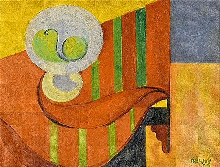 Composition cubiste au compotier
