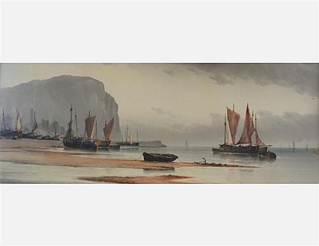 Bateau vapeur croisant des voiliers en bord de côte by Garman Morris - Auction record, sale price, and art valuation. Compare with similar artists and explore comparable artworks.
