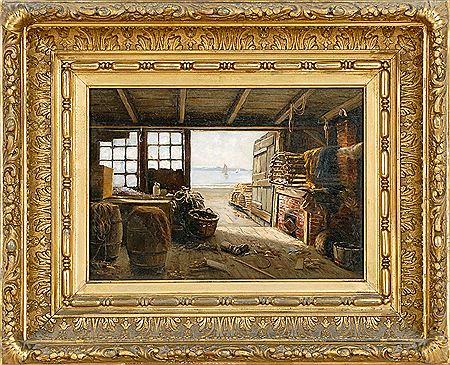 The lobster shack by Nathaniel Berry - Auction record, sale price, and art valuation. Compare with similar artists and explore comparable artworks.
