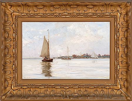 Marblehead Harbor with Eastern Yacht Club and Marblehead