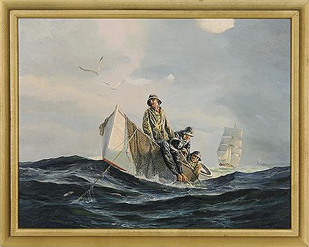 Hauling the nets