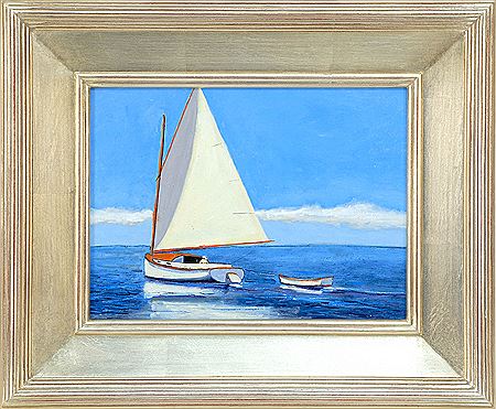 Catboat Off Sesuit Harbor, Dennis, MA