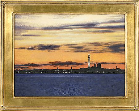Provincetown at sunset by D L Mayer - Auction record, sale price, and art valuation. Compare with similar artists and explore comparable artworks.