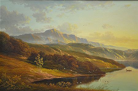 A Highland loch landscape