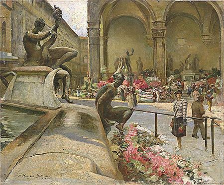 Firenze, Piazza della Signoria, 1938