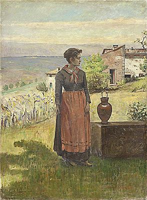 Contadinella con mezzina, 1895 ca.
