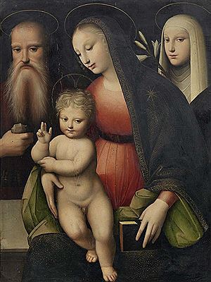Madonna col Bambino e i Santi Girolamo e Caterina da Siena