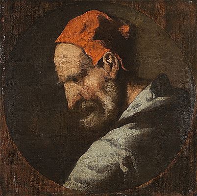 Testa di vecchio barbuto