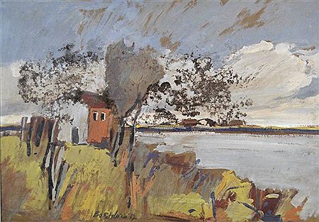 Paesaggio by Millo Bortoluzzi Jr - Auction record, sale price, and art valuation. Compare with similar artists and explore comparable artworks.