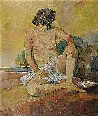 Sample artwork by Renato Nesi (1923 - 2004), known for painting - View similar artists and auction records