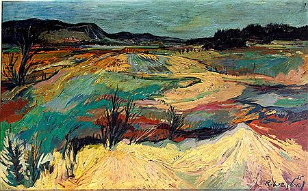 "Panoramic Landscape" by Richard Weisbrod - Auction record, sale price, and art valuation. Compare with similar artists and explore comparable artworks.