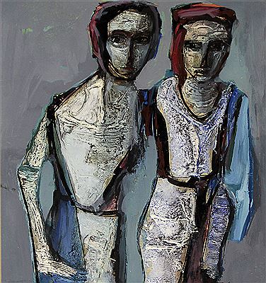 'Double abstract figure'