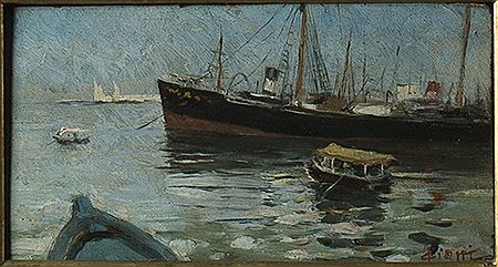 Seascape with boats by Giuseppe Ciani - Auction record, sale price, and art valuation. Compare with similar artists and explore comparable artworks.