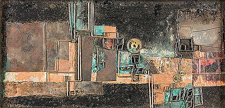 "Montagebild IV" by Theo Wilhelm - Auction record, sale price, and art valuation. Compare with similar artists and explore comparable artworks.
