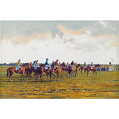 "MAKE A LINE, JOCKEYS"