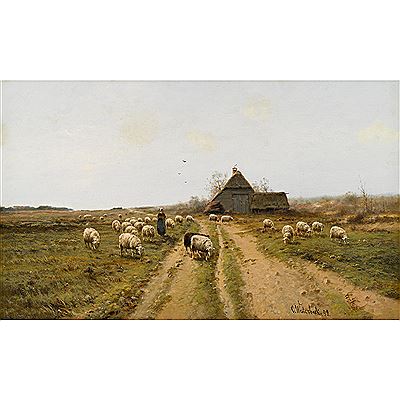 TENDING THE SHEEP