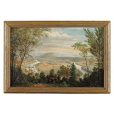 View of poplar neck, neversink mountain, reading, pa