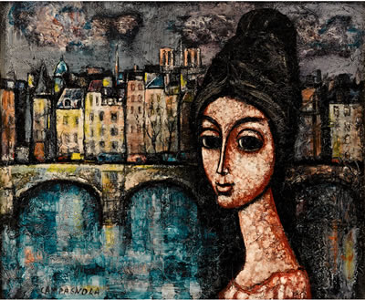 "ÎLE DE LA CITÉ" by Enrico Campagnola - Auction record, sale price, and art valuation. Compare with similar artists and explore comparable artworks.