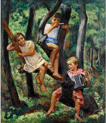THREE CHILDREN IN A TREE
