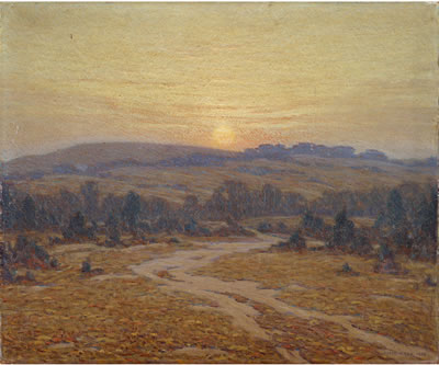 HILLSIDE AT DAWN