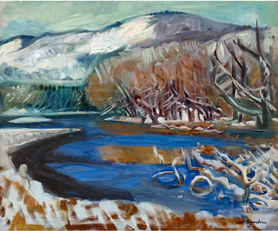 "HUNT MOUNTAINS, WINTER, 1951"
