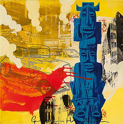 City by George Heidweiller - Auction record, sale price, and art valuation. Compare with similar artists and explore comparable artworks.