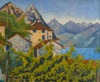 "Maisons à Gandria", 1918