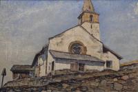 "Eglise de Vercorin", 1924 by Edouard Vallet - Auction record, sale price, and art valuation. Compare with similar artists and explore comparable artworks.
