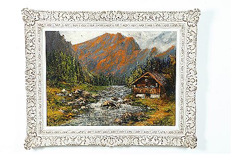 MOUNTAIN SCAPE by Carlos Aguado - Auction record, sale price, and art valuation. Compare with similar artists and explore comparable artworks.
