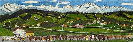 Alpfahrt im Toggenburg