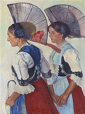 Sample artwork by Carl August Liner (1871 - 1946), known for painting - View similar artists and auction records