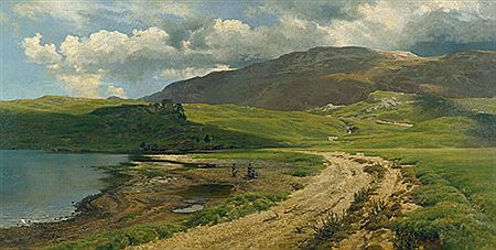 Gewitterstimmung am Loch Assynt im schottischen Hochland.
